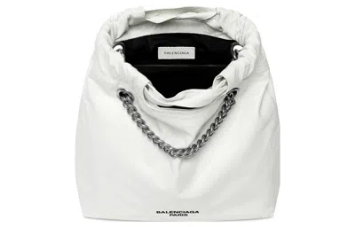 Balenciaga (wmns)  Crush Small Tote Bag 'optic White'