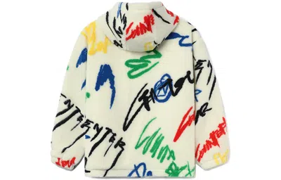 Li-ning Cf Wuxing Graphic Hooded Jacket 'beige' In Multi