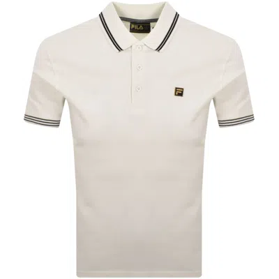 Fila Vintage Fila Soren 2 Tipped Polo Cream In Multi