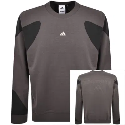 Adidas Sportswear X Fortnite Sweatshirt Brown In Gray