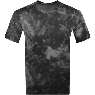 Adidas Sportswear Camo T Shirt Black In Black