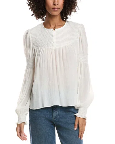 Lyra & Co Crinkle Blouse In Multi