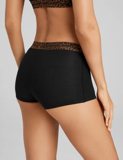 Tommy John Women's Second Skin Boyshort In Burgundy