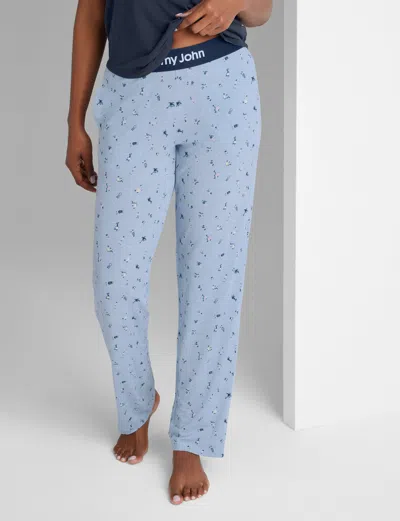 Tommy John Second Skin Pajama Pants In Blue
