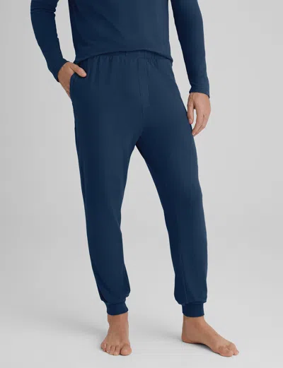 Tommy John Cozy Pajama Joggers In Blue