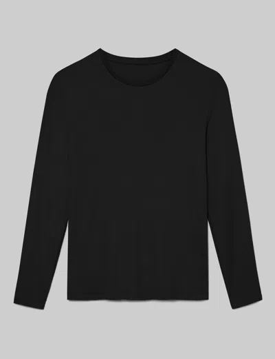 Tommy John Men's Waffle Long Sleeve Crew Neck In Gray