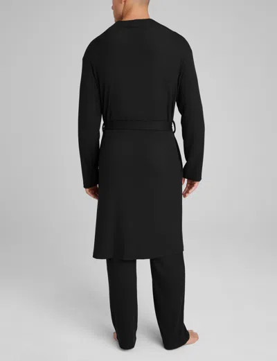 Tommy John Men's Waffle Robe In Gray