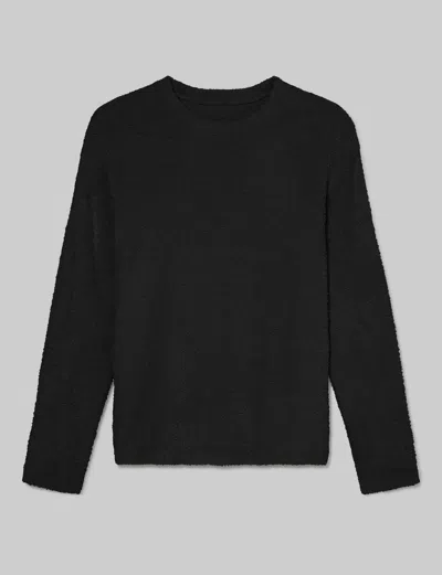 Tommy John Women's Plush Crewneck Sweatshirt In Black