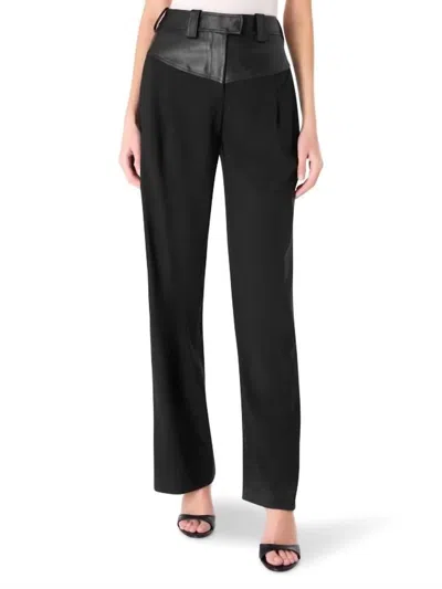 Christopher Esber High Rise Maverick Trouser In Black In Black