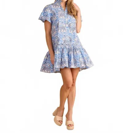 Double A Gia Mini Dress In Tigris In Multi