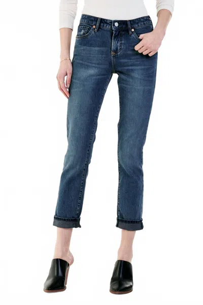 Dear John Denim Blaire Straight Leg Jean In Embrace In Blue