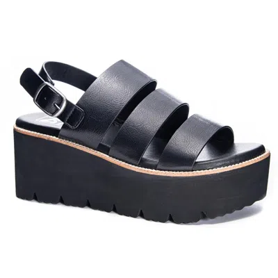 Dirty Laundry Pendulum Womens Faux Leather Cushioned Footbed Platform Sandals In Blue