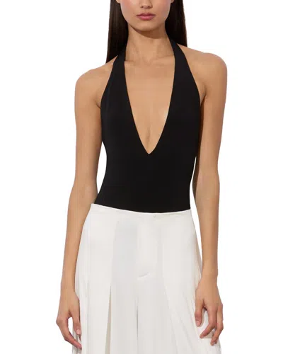 Alice And Olivia Pippa Bodysuit In Black