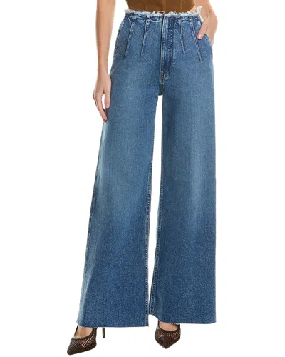 Hudson Jeans James High-rise Mallorca Darted Wide Leg Jean In Blue