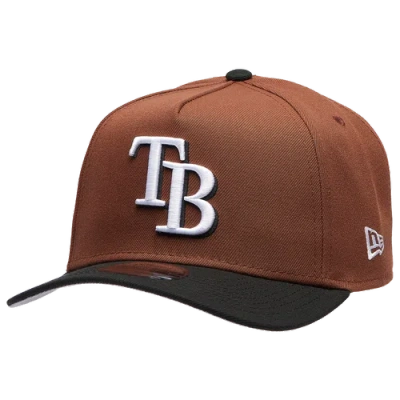 New Era Tampa Bay Rays  Rays 9forty A-frame Cap In Brown