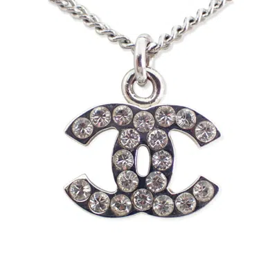 Pre-owned Chanel Pendant Necklace () In Silver
