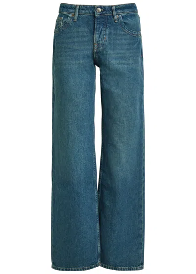 Free People Tennessee Straight-leg Jeans In Blue