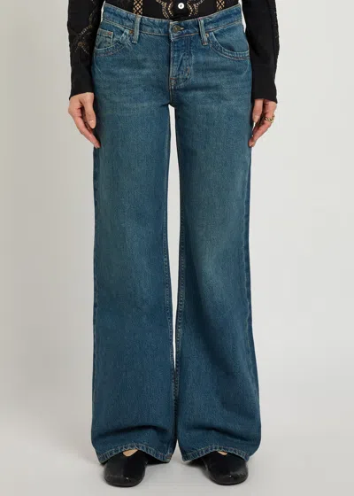 Free People Tennessee Straight-leg Jeans In Blue