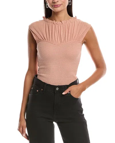 Nation Ltd Cynthia Smocked Tank Top In Brown