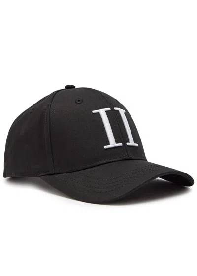 Les Deux Encore Logo-embroidered Cotton Cap In Black
