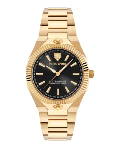 Plein Sport Metronaut Bracelet Watch In Gold