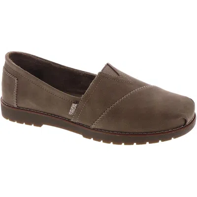Bobs From Skechers Chill Lugs-urban Spell Womens Faux Fur Lined Slip On Loafers In Brown