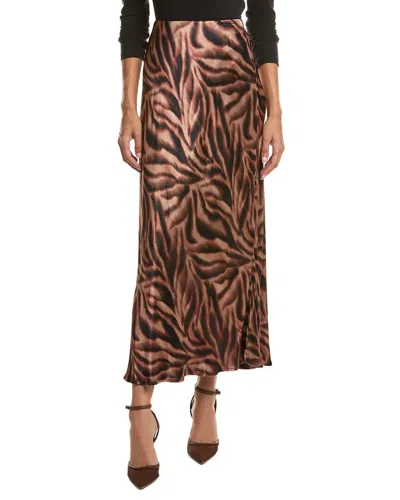 Bella Dahl Bias Maxi Skirt In Brown