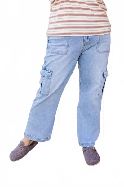 Vervet By Flying Monkey Salisbury Jean In Light Wash In Blue