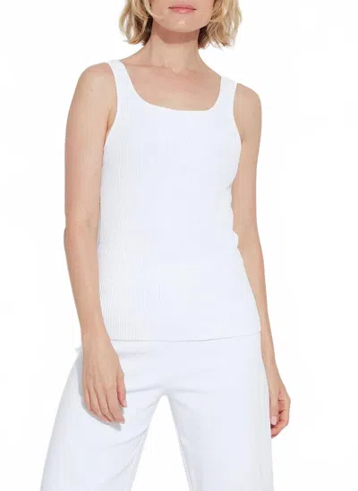 Lyssé Avril Sculpting Tank Top In White In White