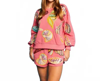 Queen Of Sparkles Multi Shell Shorts In Pink In Multi