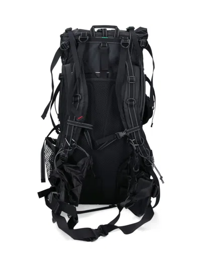 And Wander Adjustable-straps Backpack In Black