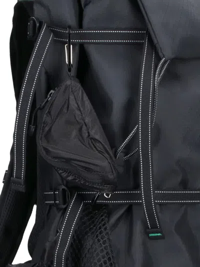 And Wander Adjustable-straps Backpack In Black