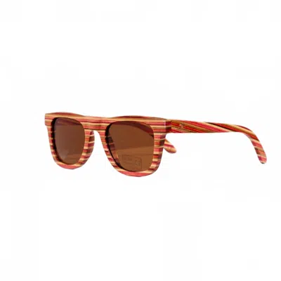 Happy Earth Unisex Ryan Sunglasses In Brown In Brown