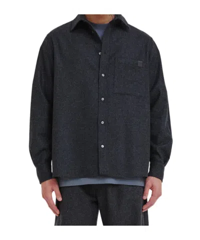 Darkpark Serge Long Sleeved Shirt In Black