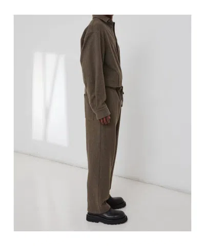 Darkpark Ian Japanese Light Jogger Fit Pants In Brown