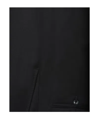 Tagliatore Long-sleeved Blazer And Trousers Set In Black