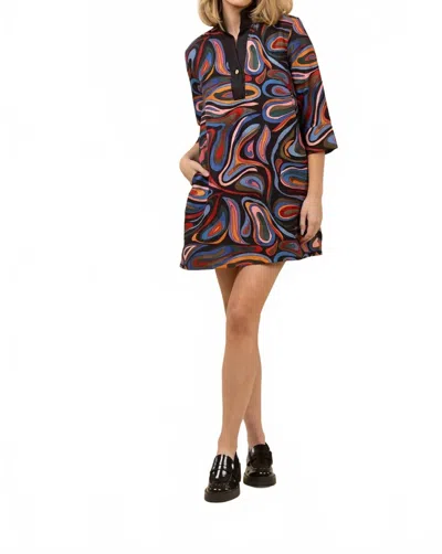 Smith & Quinn Martha Mini Dress In Multicolor In Animal Print