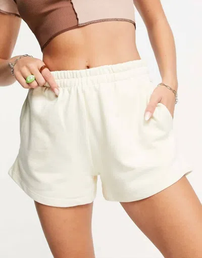 Sadie & Sage Palms Shorts In Ivory In Multi