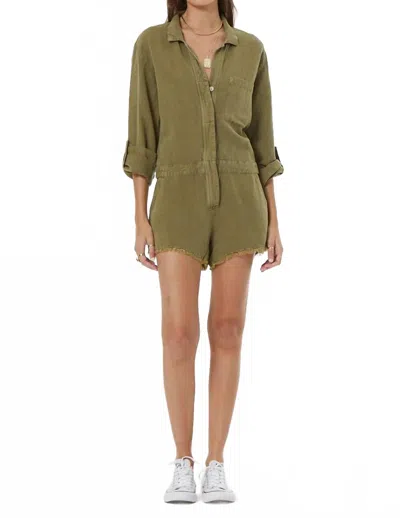 Young Fabulous & Broke Rea Romper In Sea Cucumber Pigment In Gray