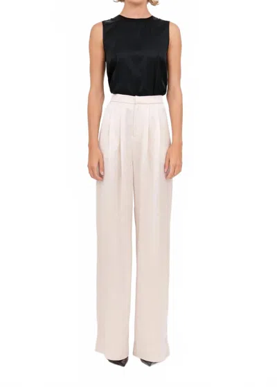 Nonchalantlabel Jadon Sleeveless Top In Black In Brown