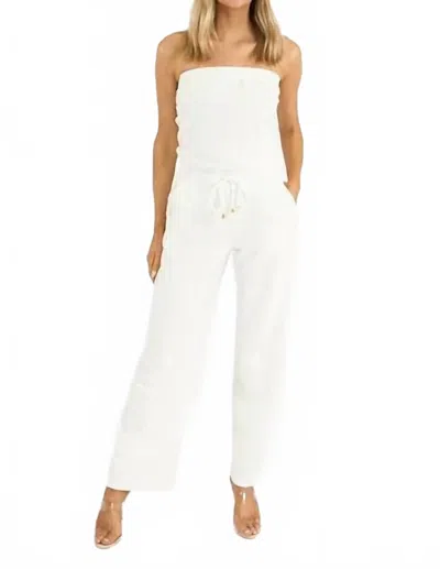 Sundays Francine Jumpsuit In Coconut Milk In White