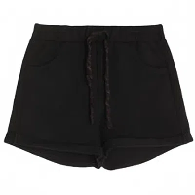 Alpha Studio Women's High Waist Shorts In Black In Black