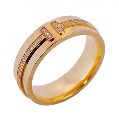 Pre-owned Tiffany & Co Pink Gold (18k) Band Ring () In Multi