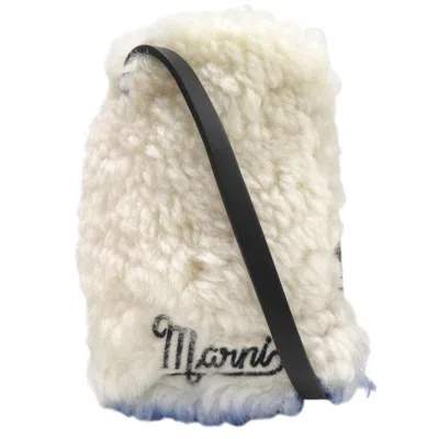 Pre-owned Marni Leather Fabric Shoulder Bag () In White