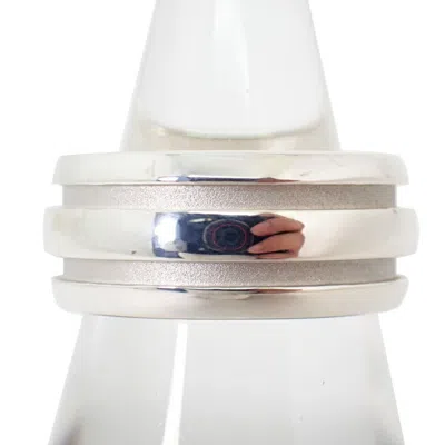 Pre-owned Tiffany & Co Sterling 925 Band Ring () In Silver