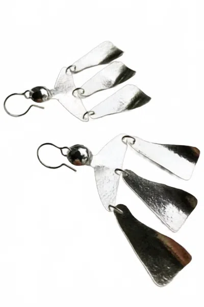 Mckinley Mizar Women's Three Golden Trees Earrings In Silver In Silver