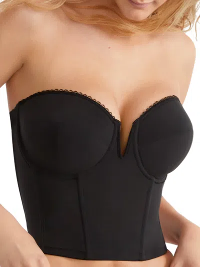Dominique Women's Valerie V-wire Strapless Bustier In Black