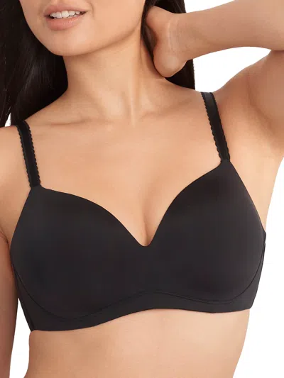 Bare Women's The Favorite Wire-free Smoothing T-shirt Bra In Black