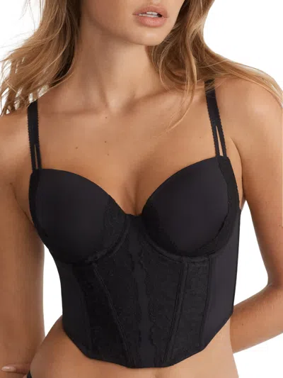 Camio Mio Women's Lightly Lined Bustier In Black