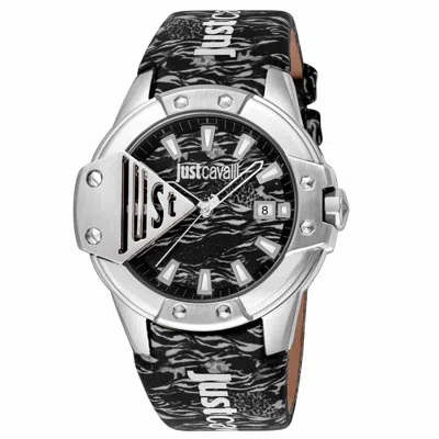 Just Cavalli Women's Scudo Black Dial Watch In Black